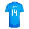 Officiële Voetbalshirt Italië Federico Chiesa 14 Thuis EK 2024 - Heren